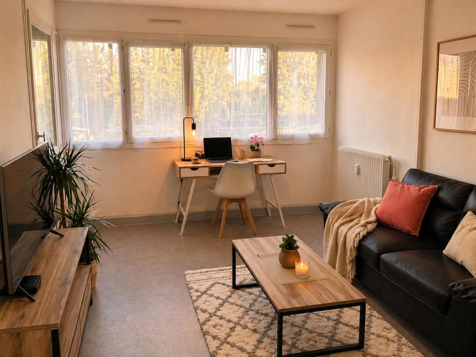 Charmant T2 lumineux avec balcon & espace bureau Apartment in Hauts-de-France