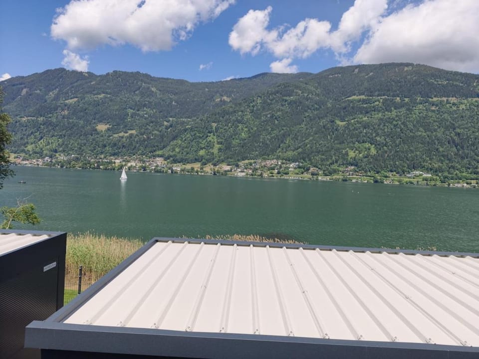 Natural landscape, Lake view, Mountain view