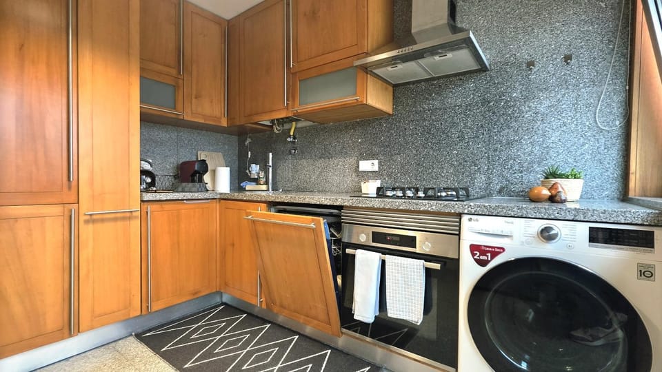 Kitchen or kitchenette, dishwasher, minibar, oven, pet friendly, stove, washing machine, dryer