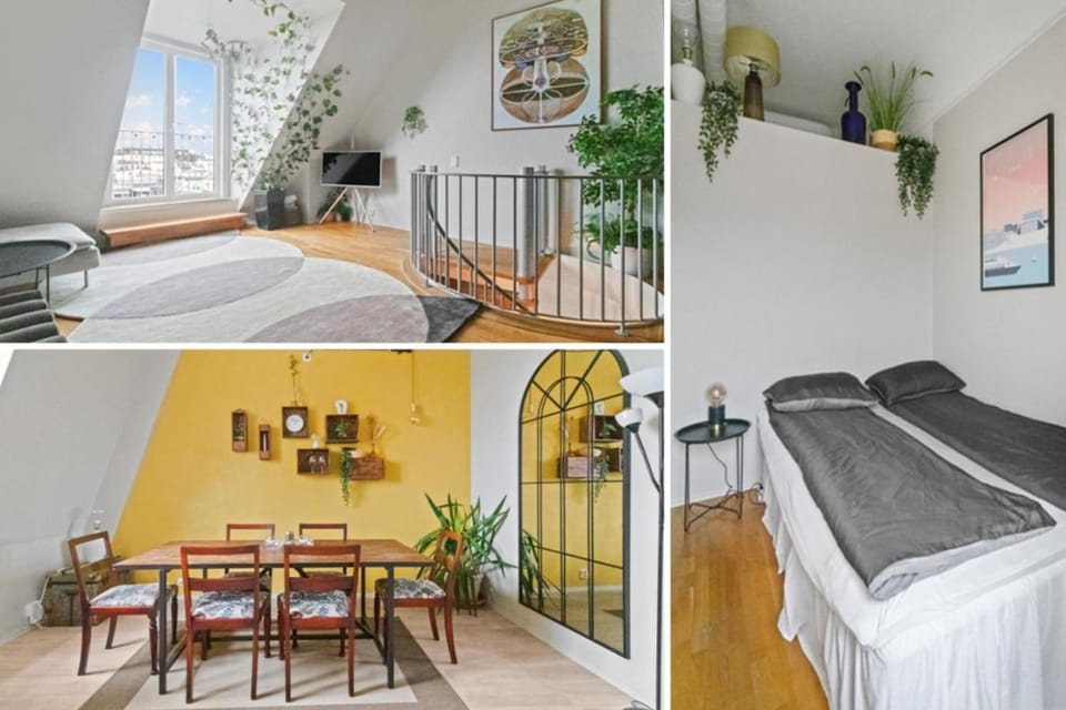 Living room, Dining area, Bedroom