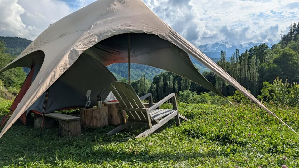 River side camping Luxury tent in Georgia