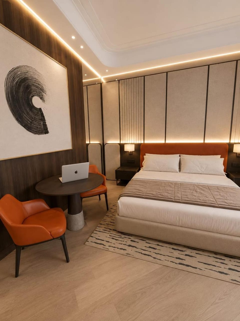 Bed, Photo of the whole room, Seating area, Bedroom