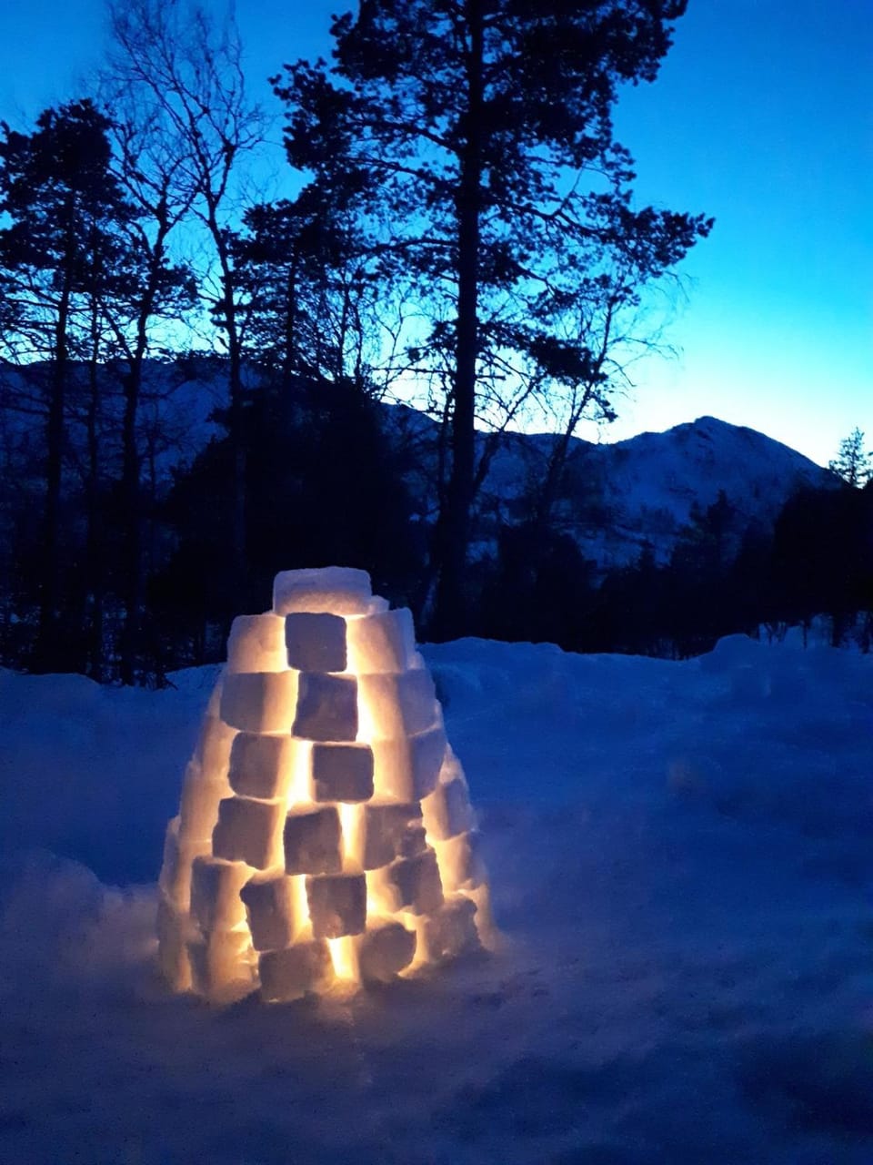 Winter, Mountain view