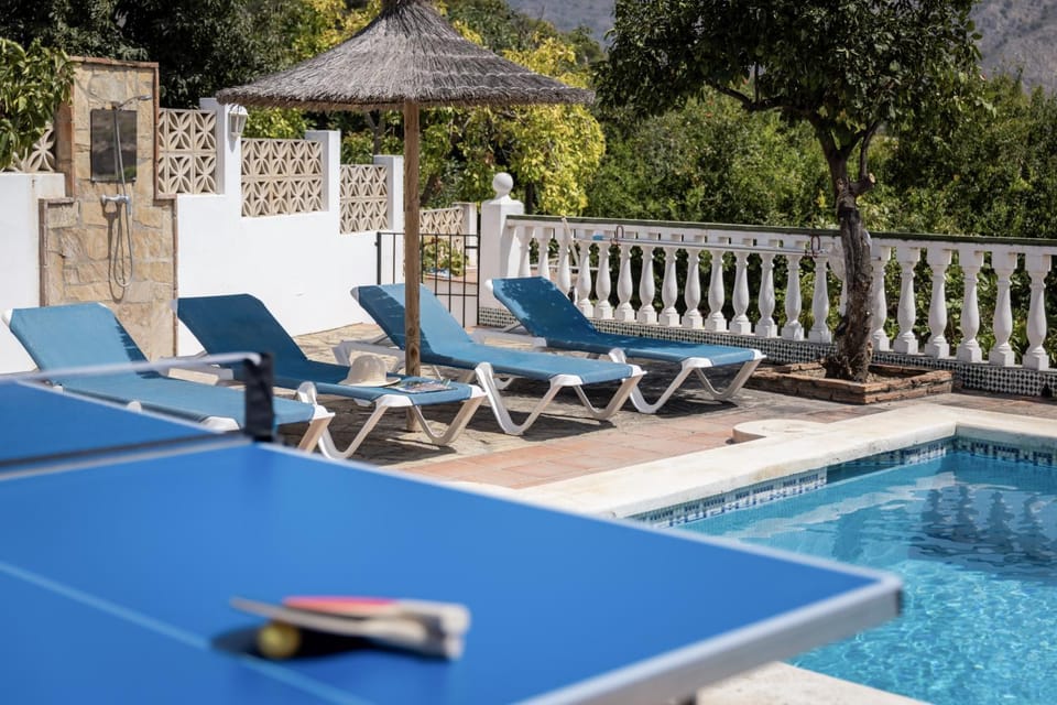 Patio, Natural landscape, Swimming pool