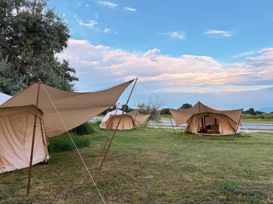 WeCamp - Lakeside Camping Near Almaty Luxury tent in Almaty Region, Kazakhstan