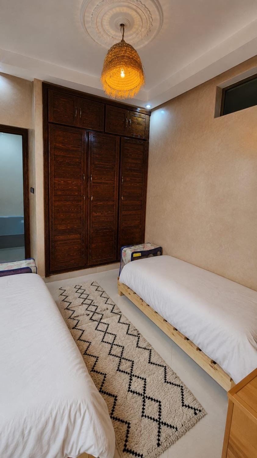 Berber Surf Style Twin Double Room N2 Hostel in Souss-Massa