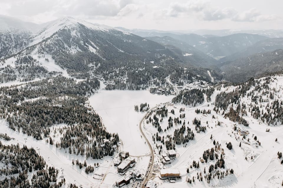 Bird's eye view, Winter, Mountain view