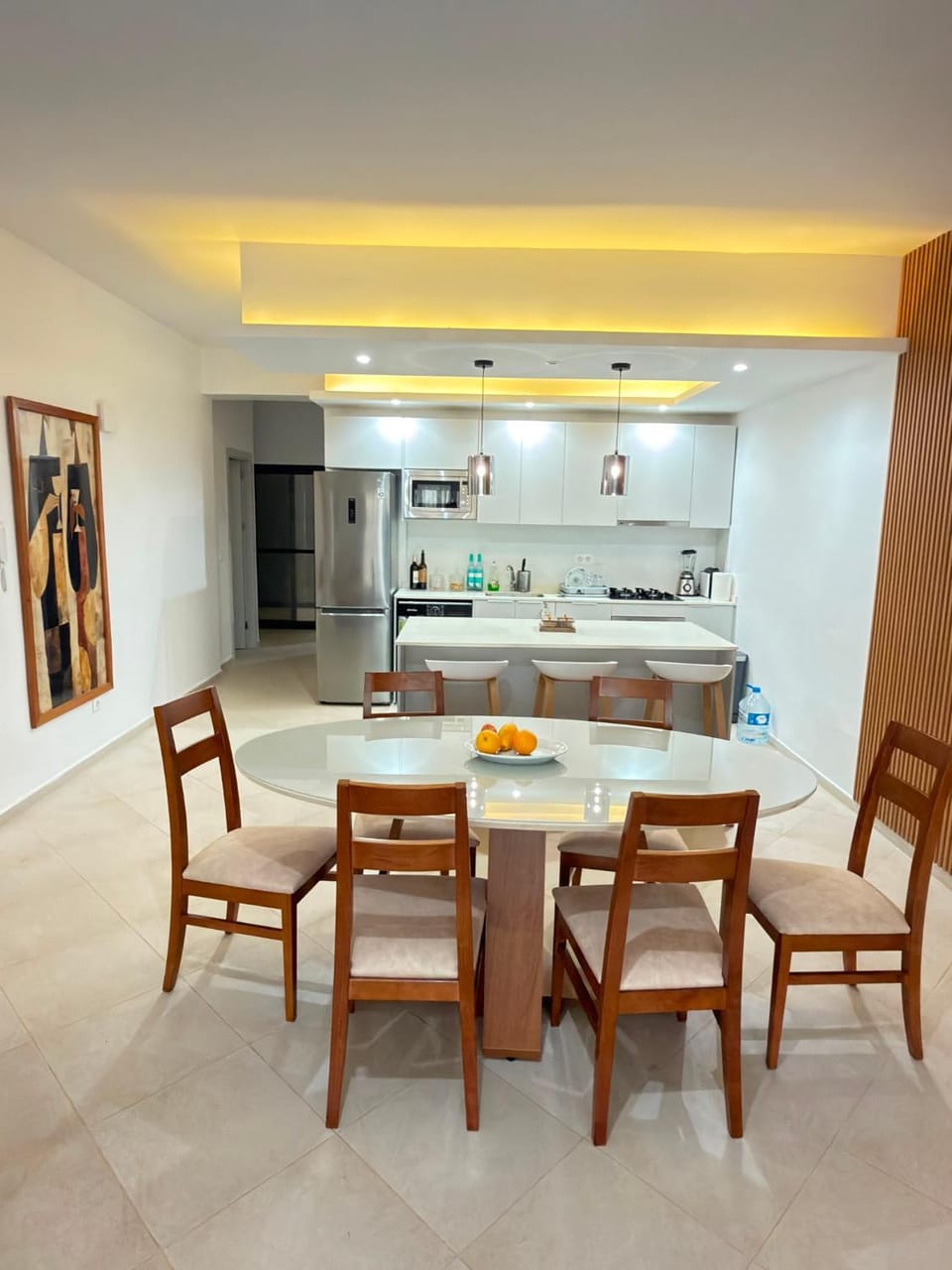 Kitchen or kitchenette, Living room