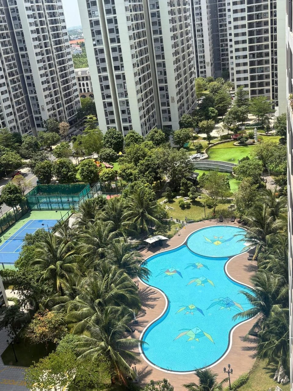 Natural landscape, Pool view, Swimming pool