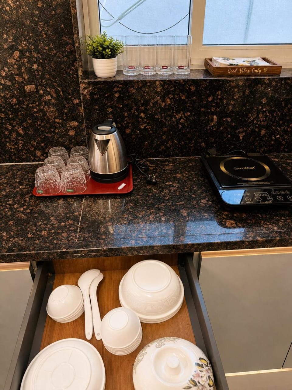 Your Littel Escape A Cozy 2BHK At Madhapur Apartment in Hyderabad