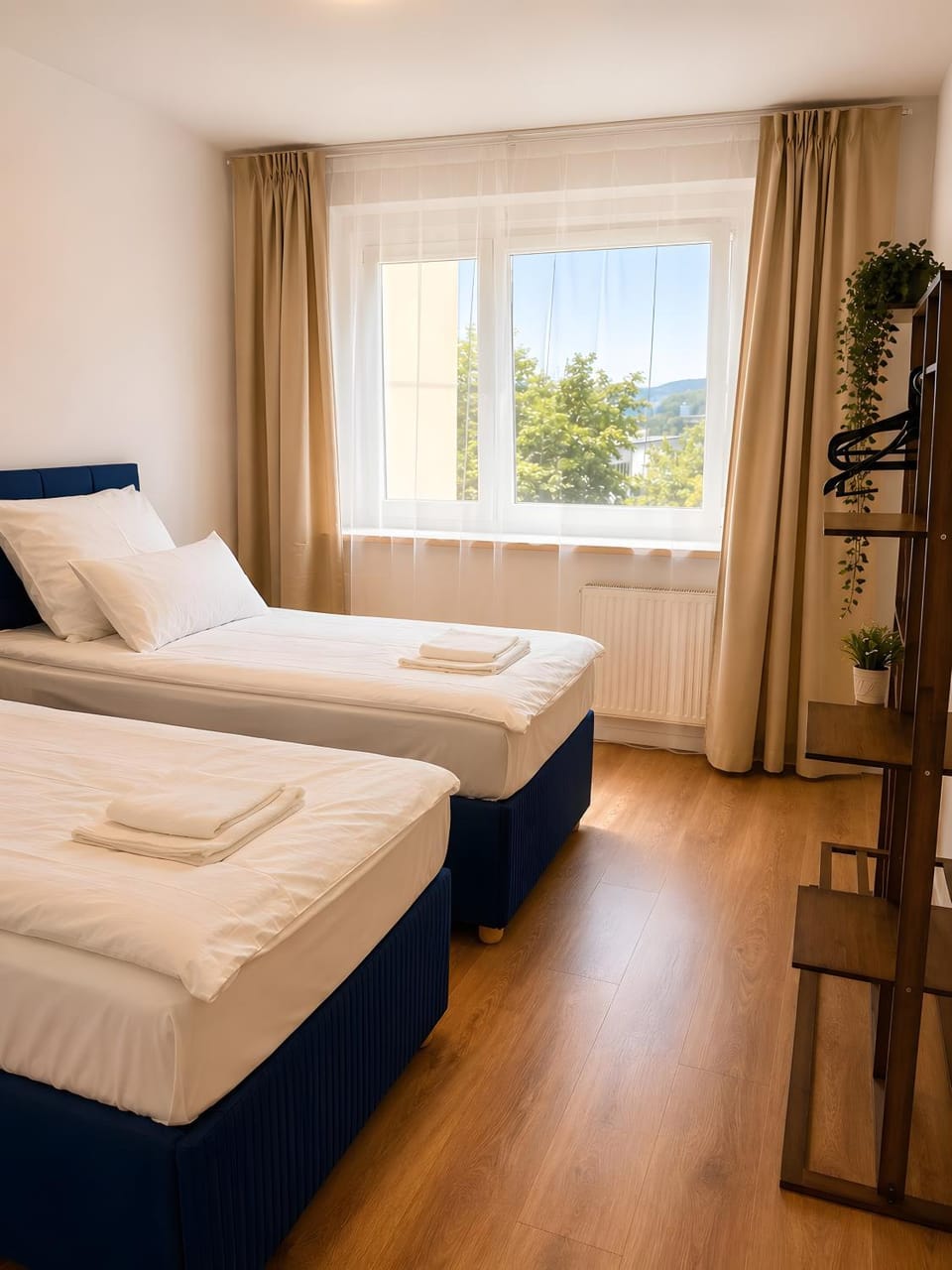 Property building, Living room, Bedroom