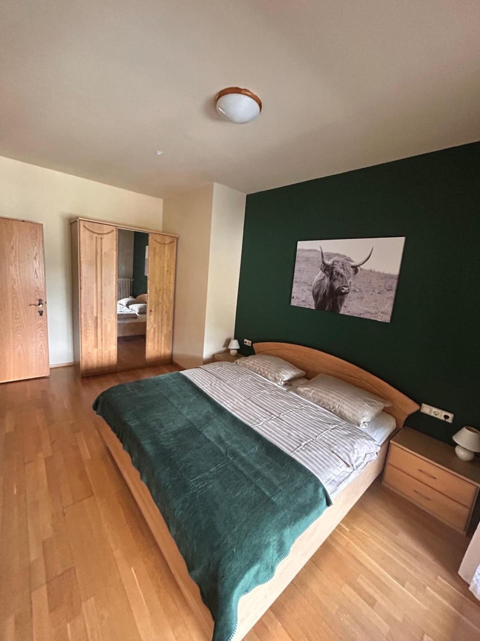 Bed, Bedroom, wardrobe