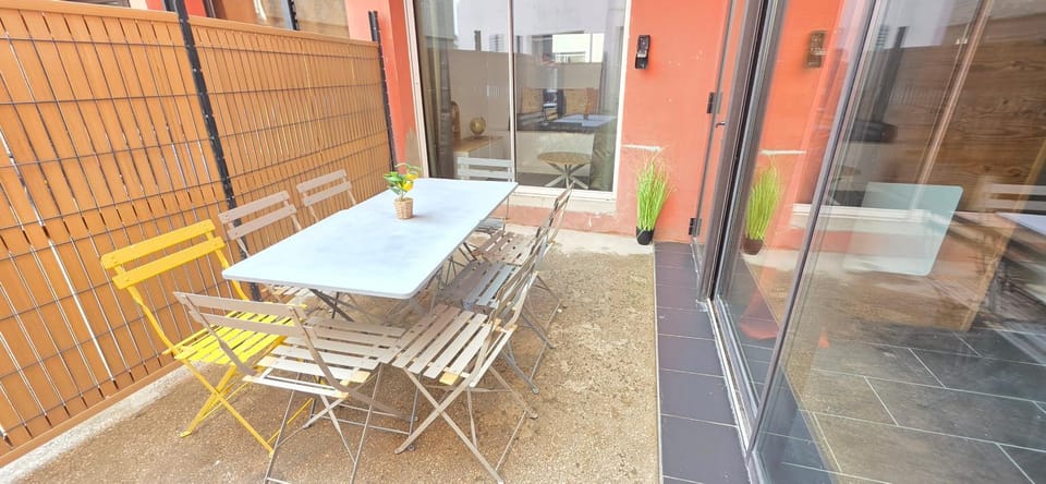 Patio, Balcony/Terrace, Quiet street view