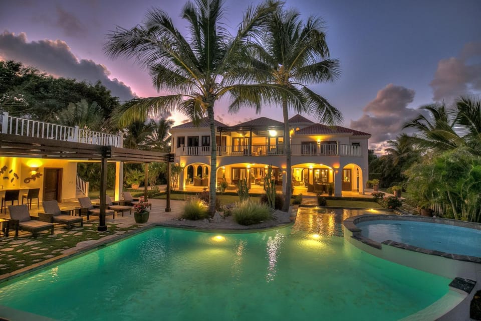 Night, Natural landscape, Garden, Garden view, Swimming pool