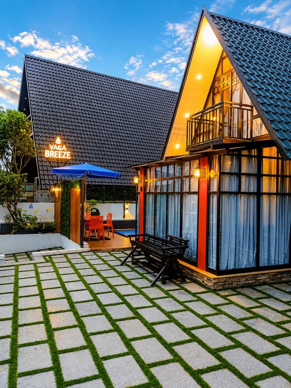 Vaga Breeze, A-Frame cottages Vacation rental in Kerala