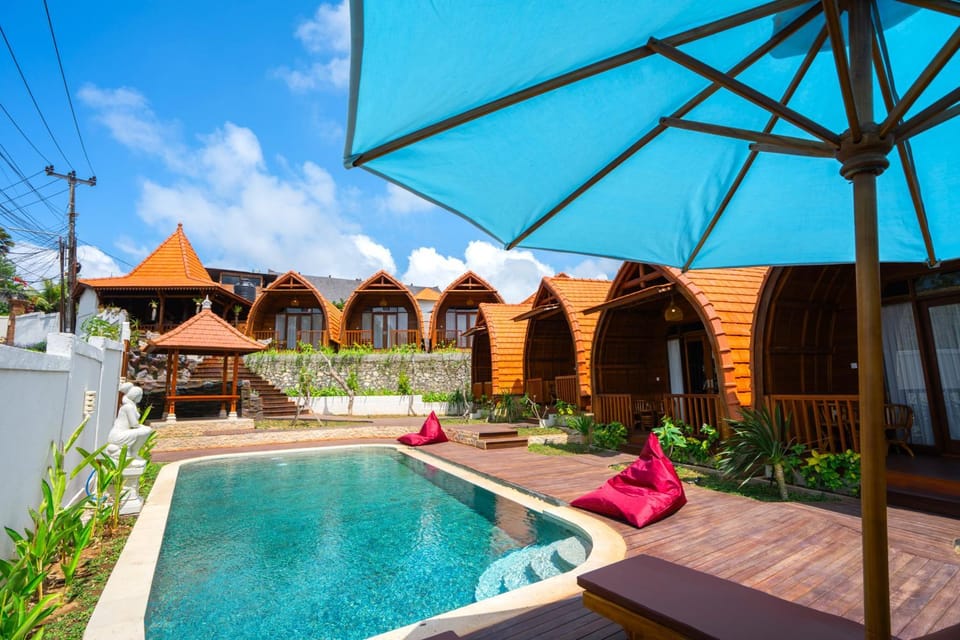 Property building, Pool view, Swimming pool