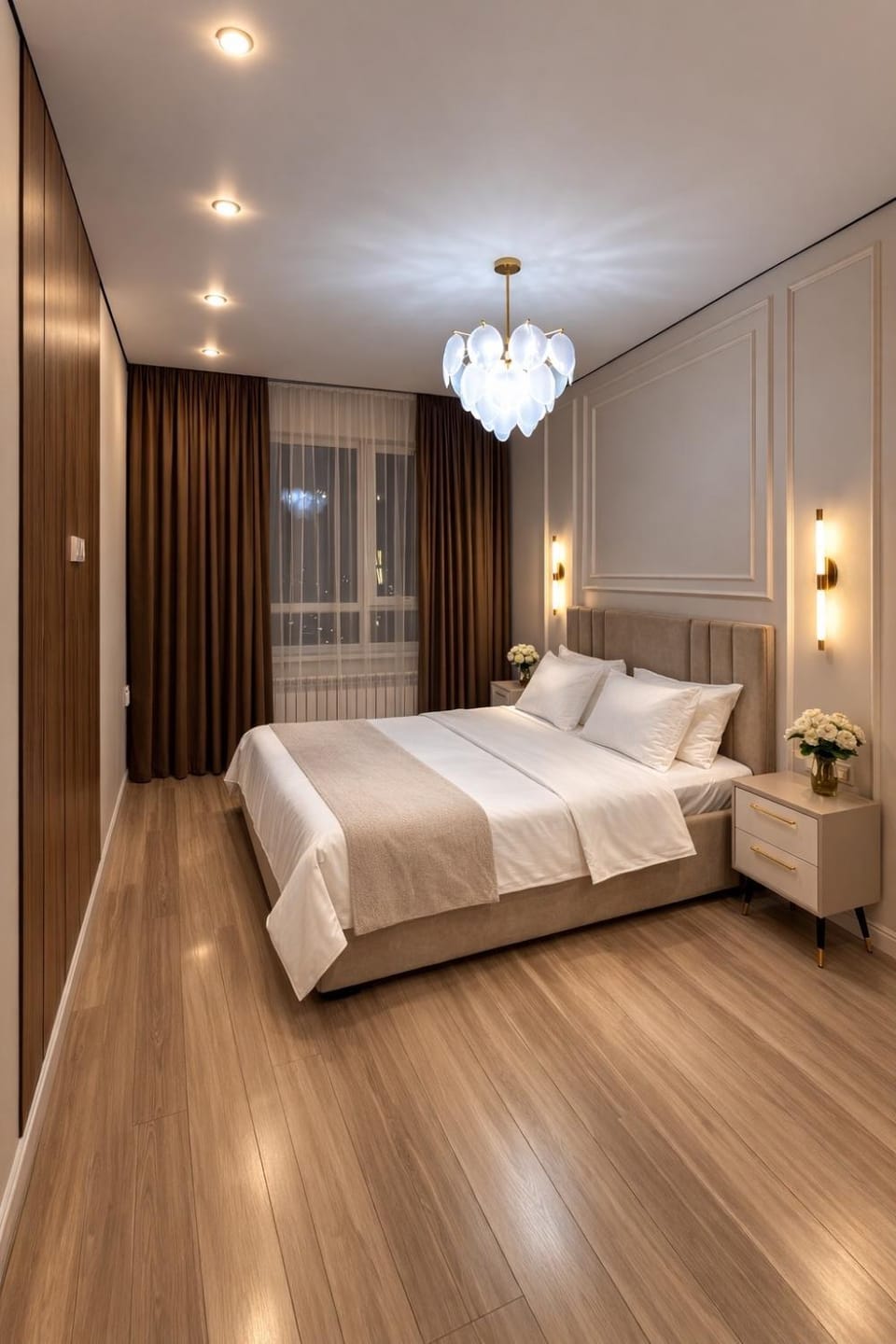 Bed, Bedroom, wardrobe