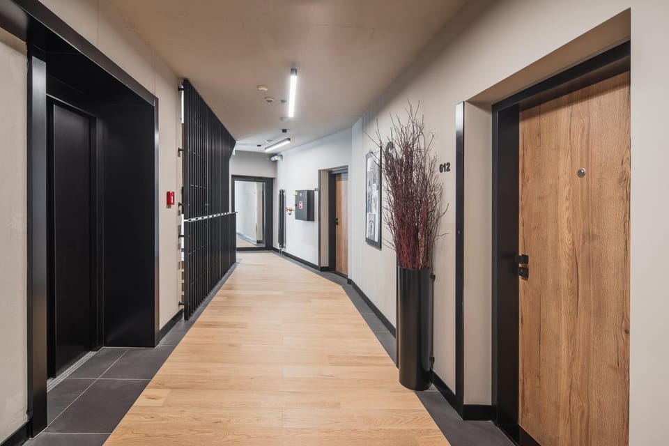Property building, elevator
