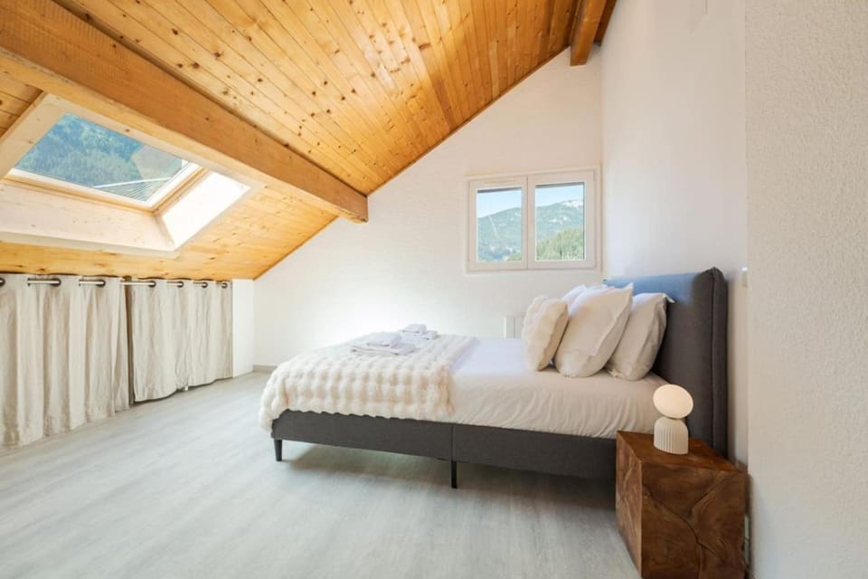 Duplex cosy 80m2 Central 6 pers Parking Apartment in Les Houches
