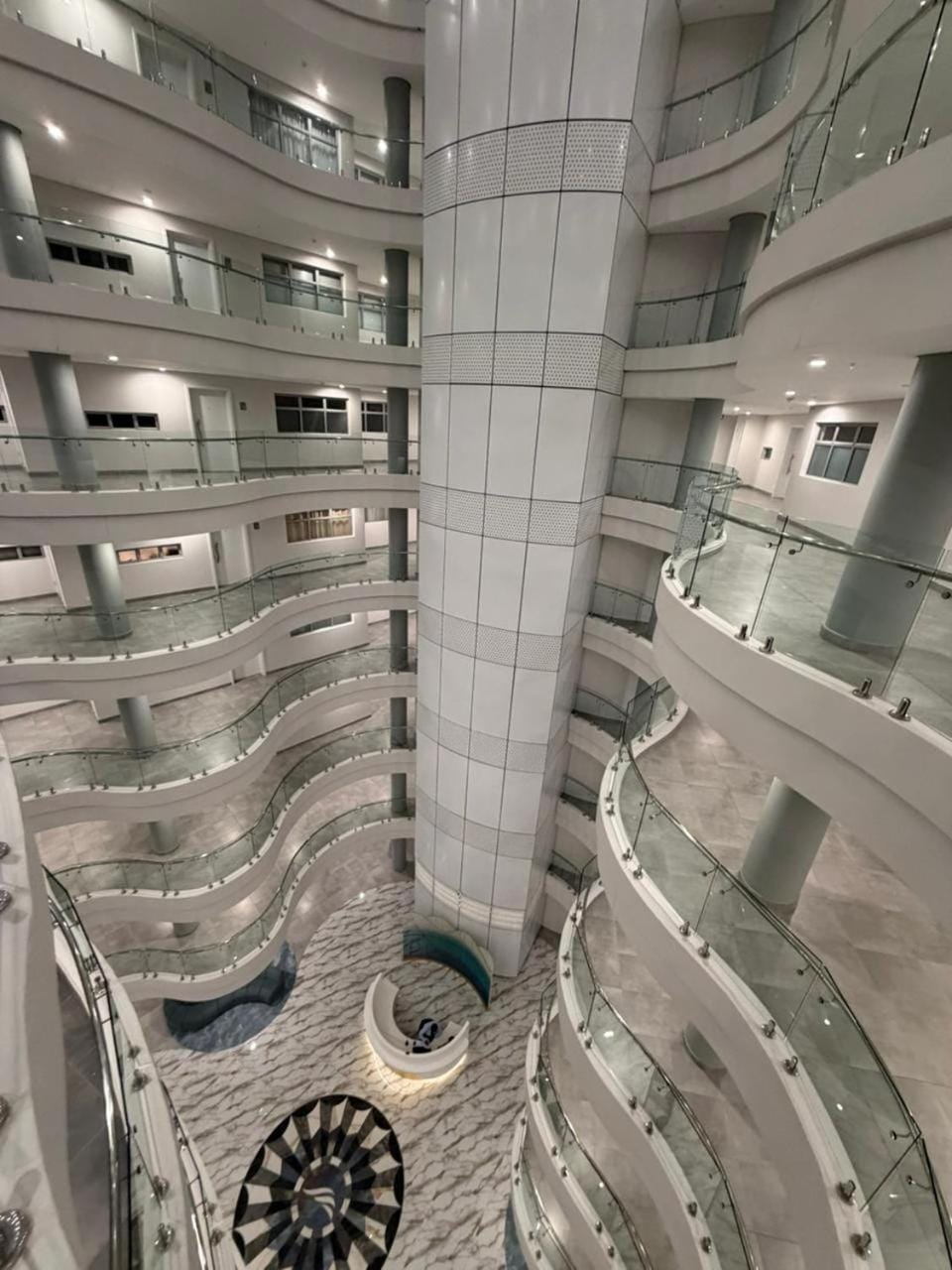 Property building, View (from property/room), Lobby or reception, Inner courtyard view