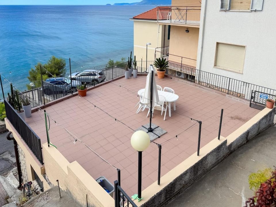 Property building, Patio, Day, View (from property/room), Balcony/Terrace, Sea view, Location