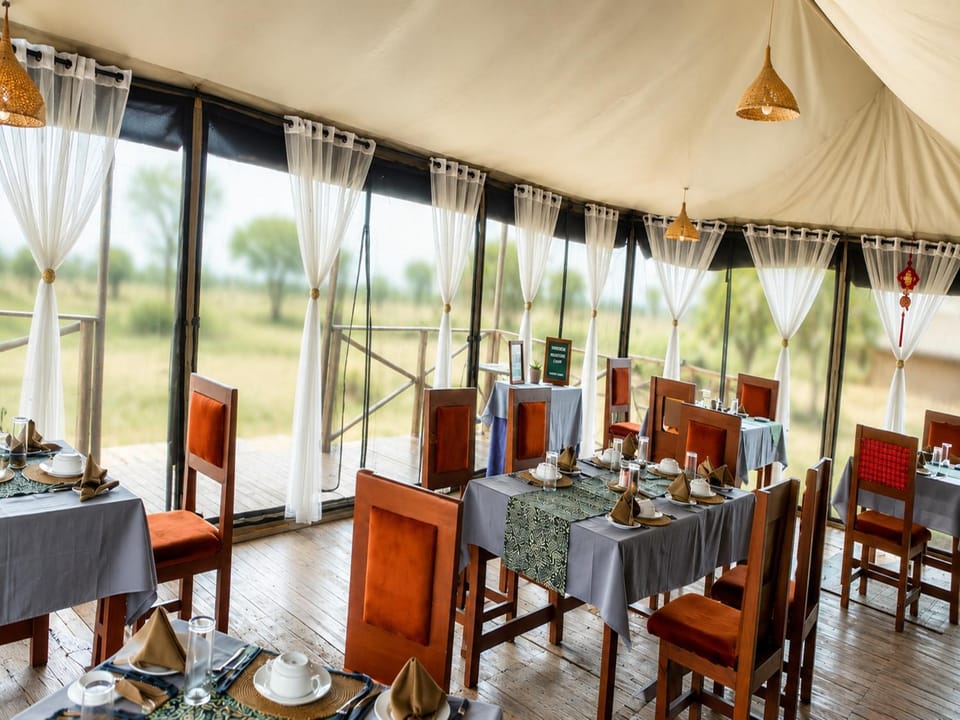 engiterata adventure camps Luxury tent in Tanzania