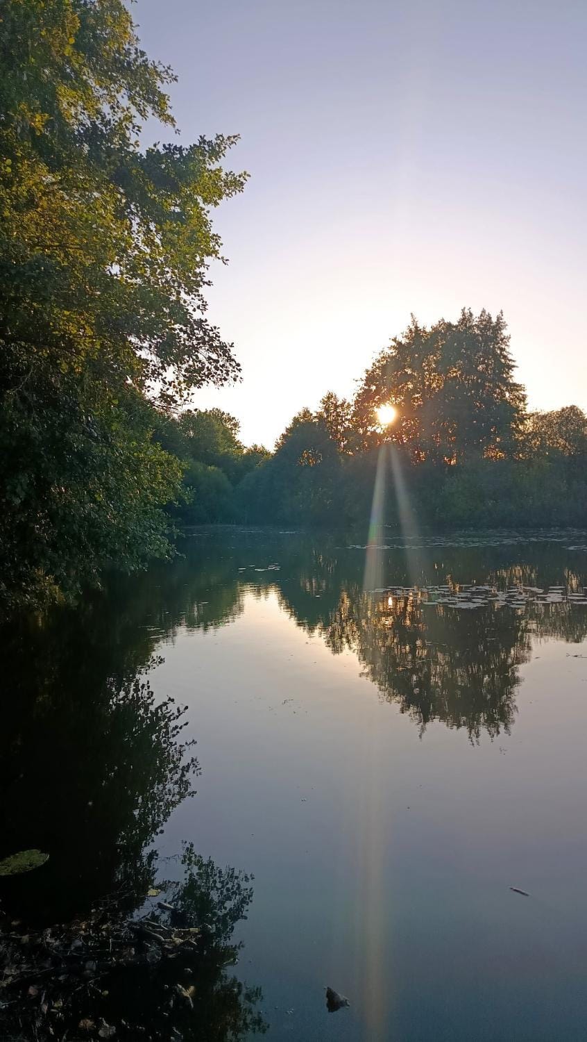 Natural landscape, Lake view