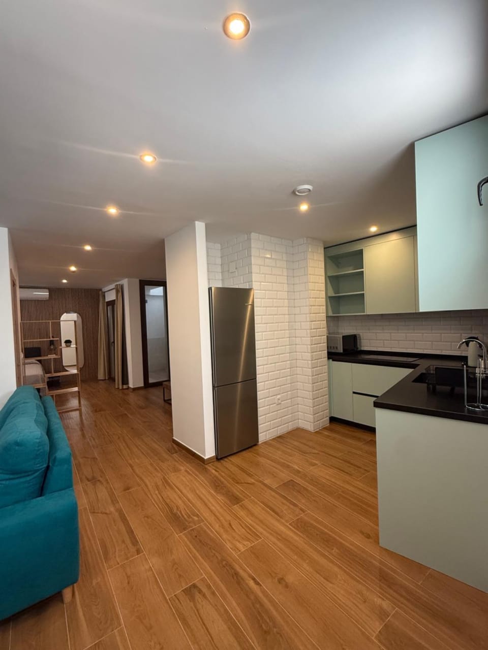 Kitchen or kitchenette, Living room