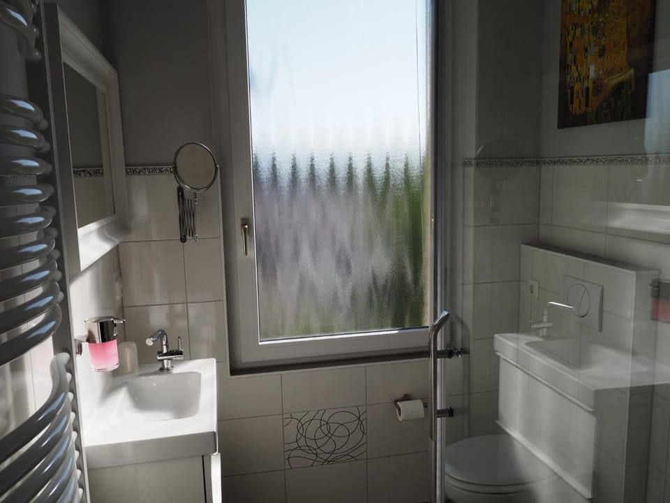 Shower, Toilet, Bathroom, Photo of the whole room, Decorative detail