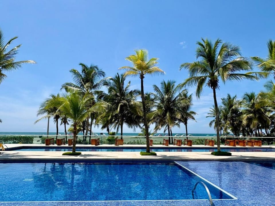 Experiencia Frente al Mar con Piscina y Playa en MORROS 922 Apartment in La Boquilla
