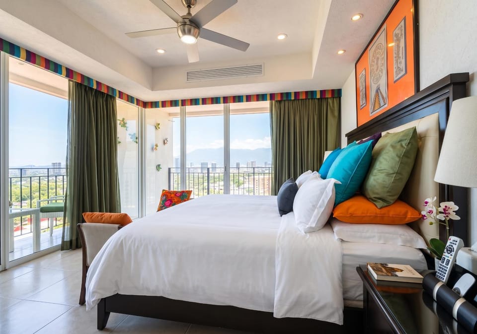 Bedroom, Sea view