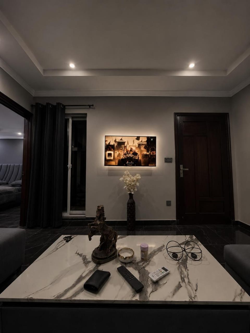 Living room, Seating area, Dining area