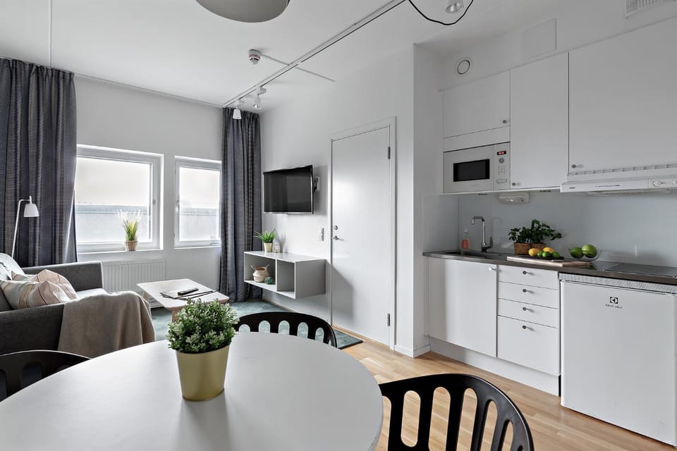 TV and multimedia, Kitchen or kitchenette, Seating area, Dining area