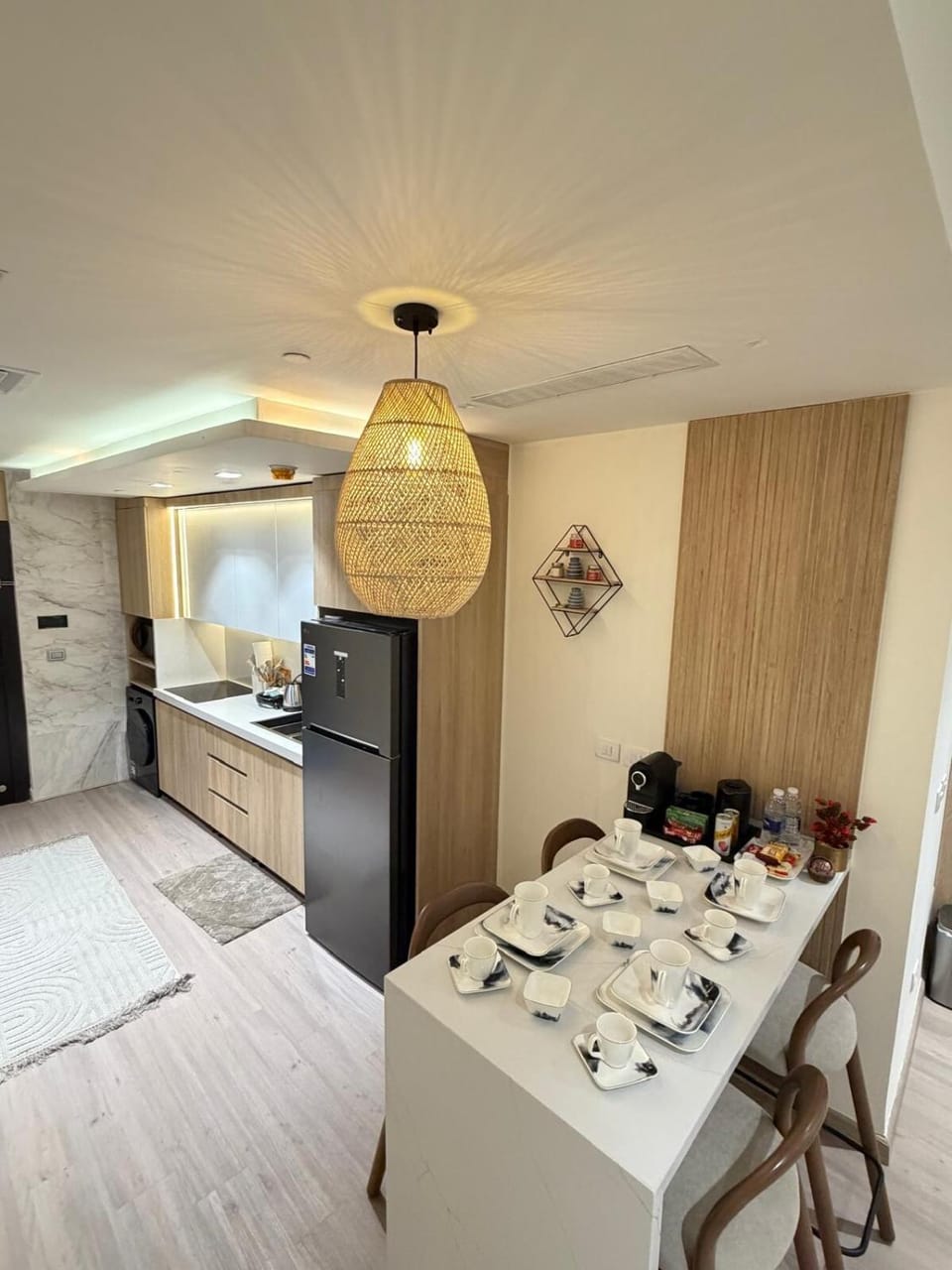 Furnished chalet with hotel furnishings in El Alamein Towers Apartment in Egypt