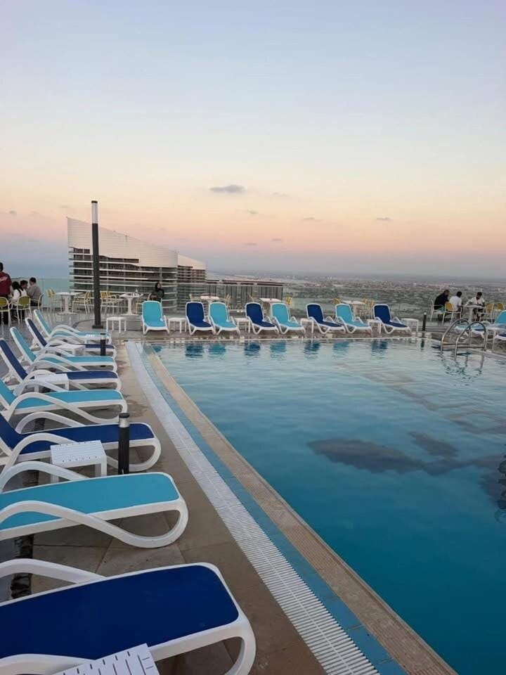Furnished chalet with hotel furnishings in El Alamein Towers Apartment in Egypt