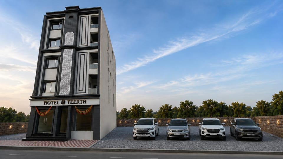 Facade/entrance, Parking