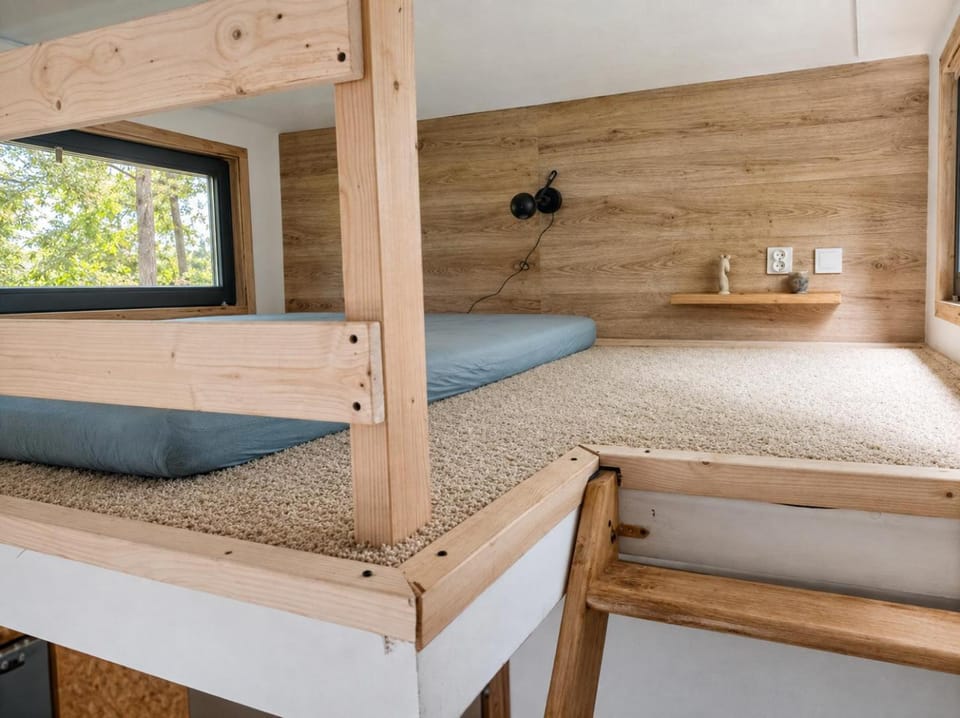 Tiny house nad rzeką House in Poland