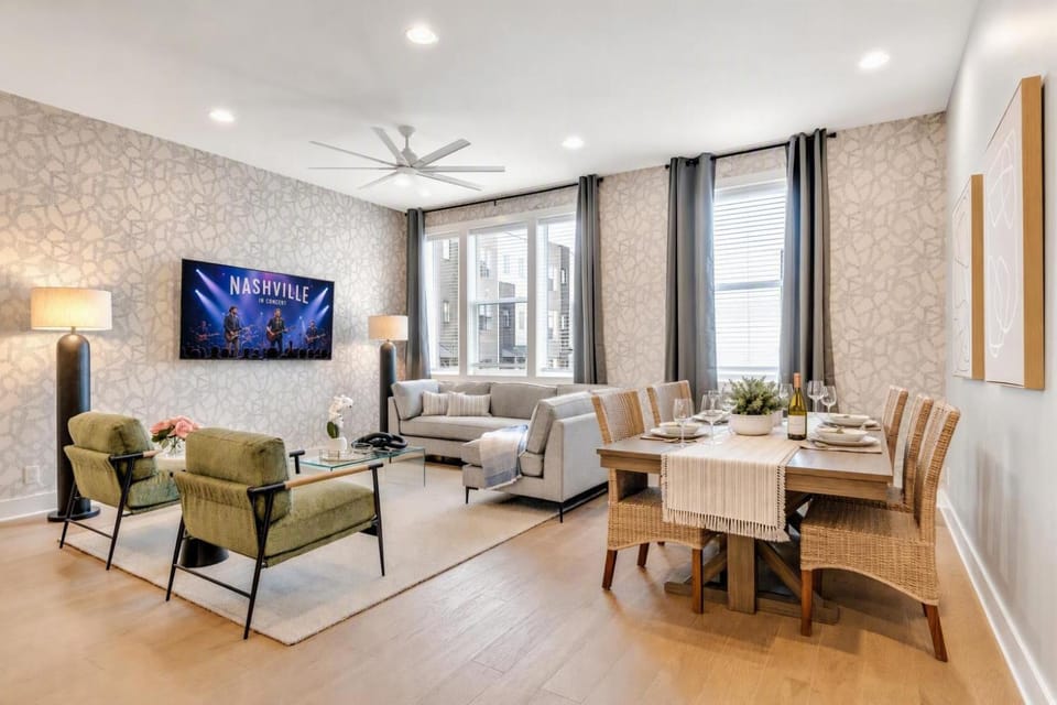 2 Rooftop Homes - Sleeps 24 - Near Geodis Park House in Nashville