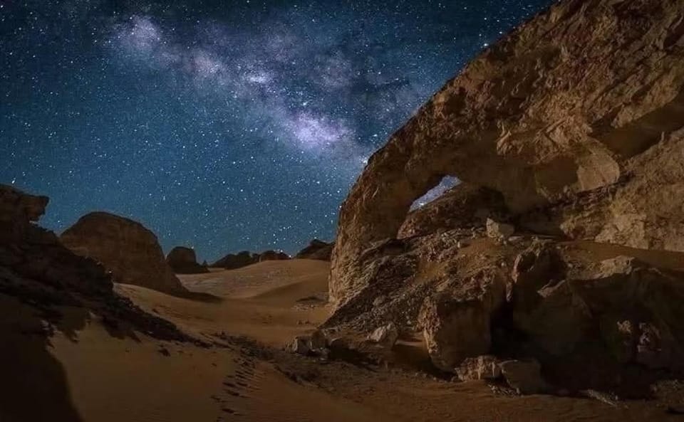 Overnight camping at white desert , white desert safari trip Luxury tent in Egypt