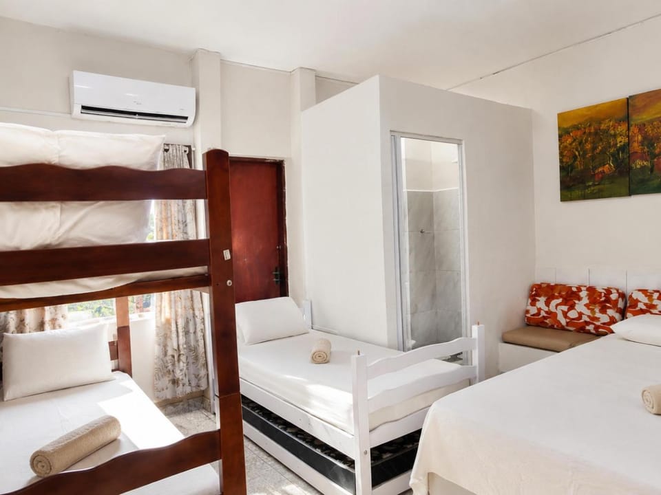 Toilet, Bed, TV and multimedia, Bedroom, bunk bed, towels, wardrobe, air conditioner