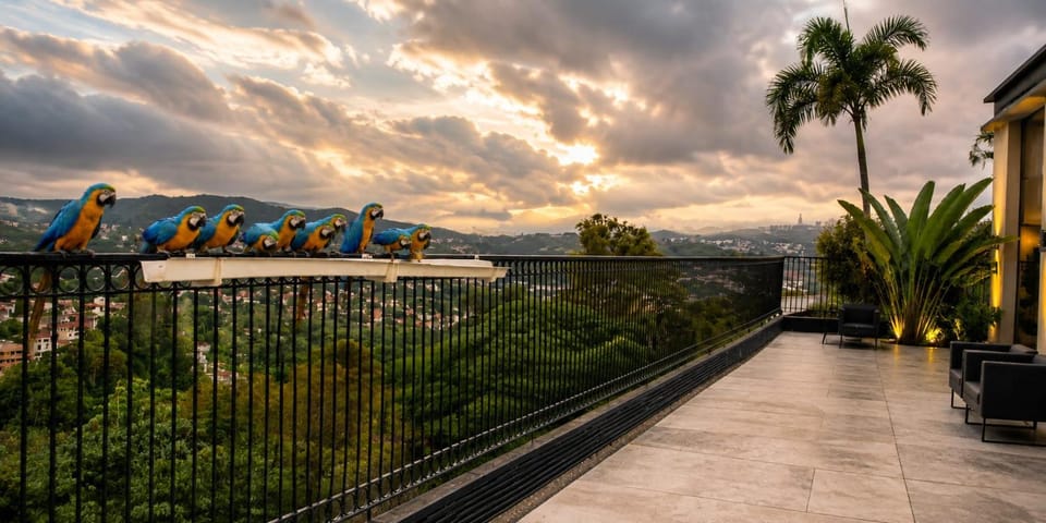 Natural landscape, View (from property/room), Balcony/Terrace, Mountain view