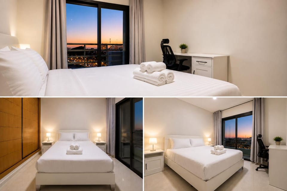 Bed, Photo of the whole room, Seating area, Bedroom, towels