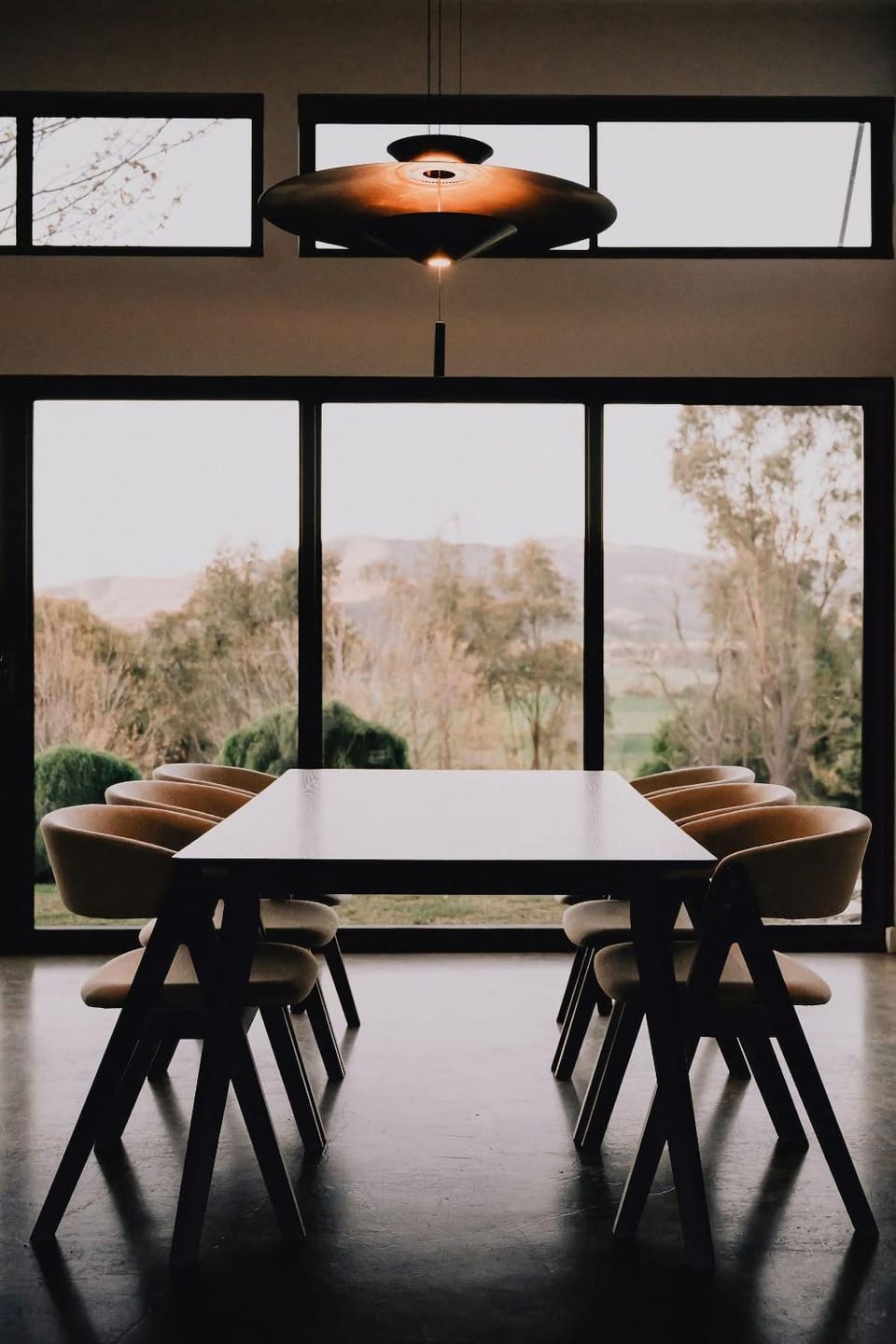 Natural landscape, Dining area, Mountain view