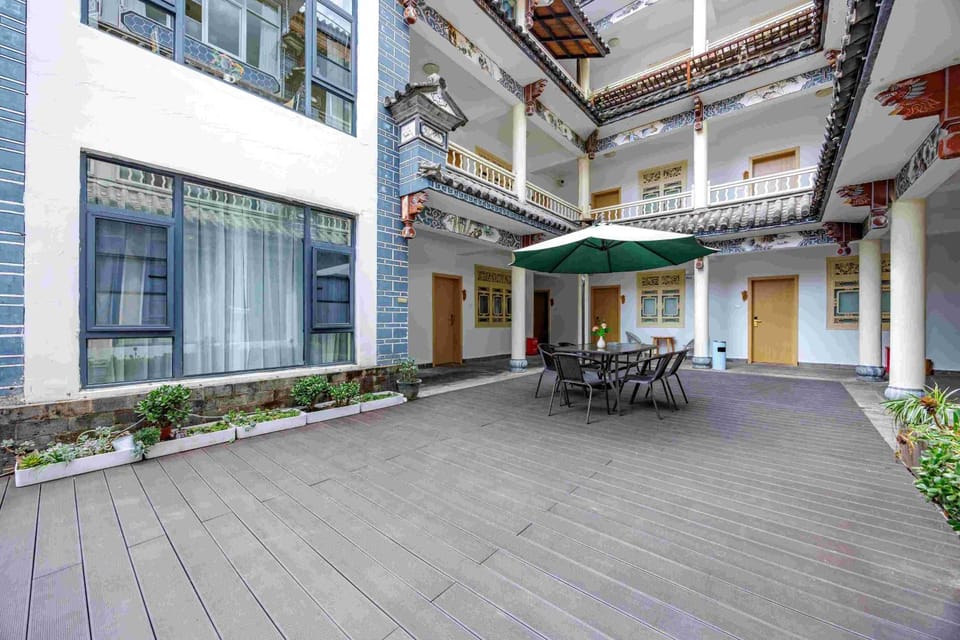 Property building, Patio, Day, View (from property/room), Balcony/Terrace