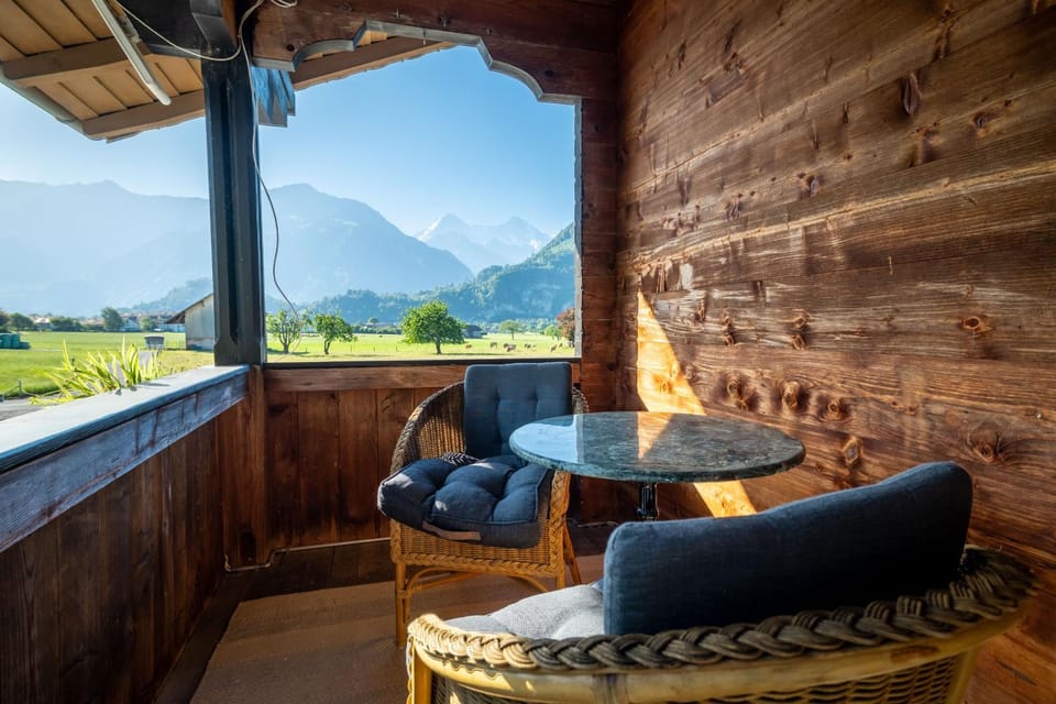 Day, View (from property/room), Balcony/Terrace, Seating area, Mountain view