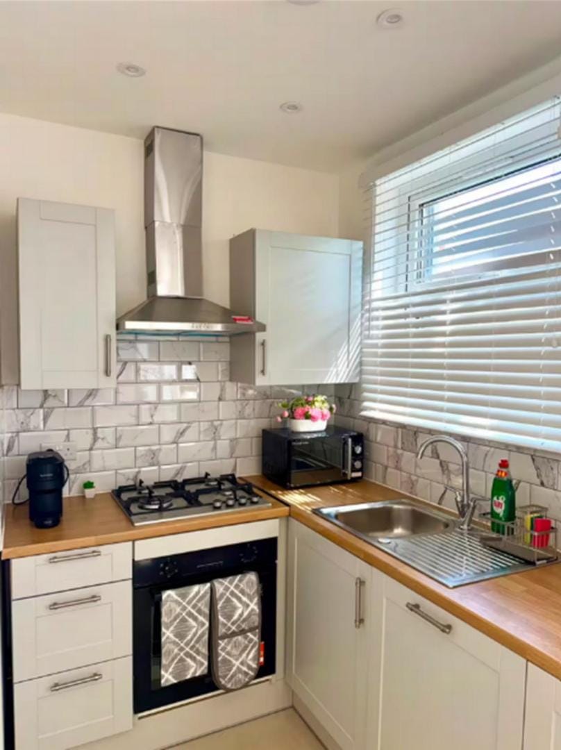 Kitchen or kitchenette, dishwasher, minibar, oven, stove, toaster