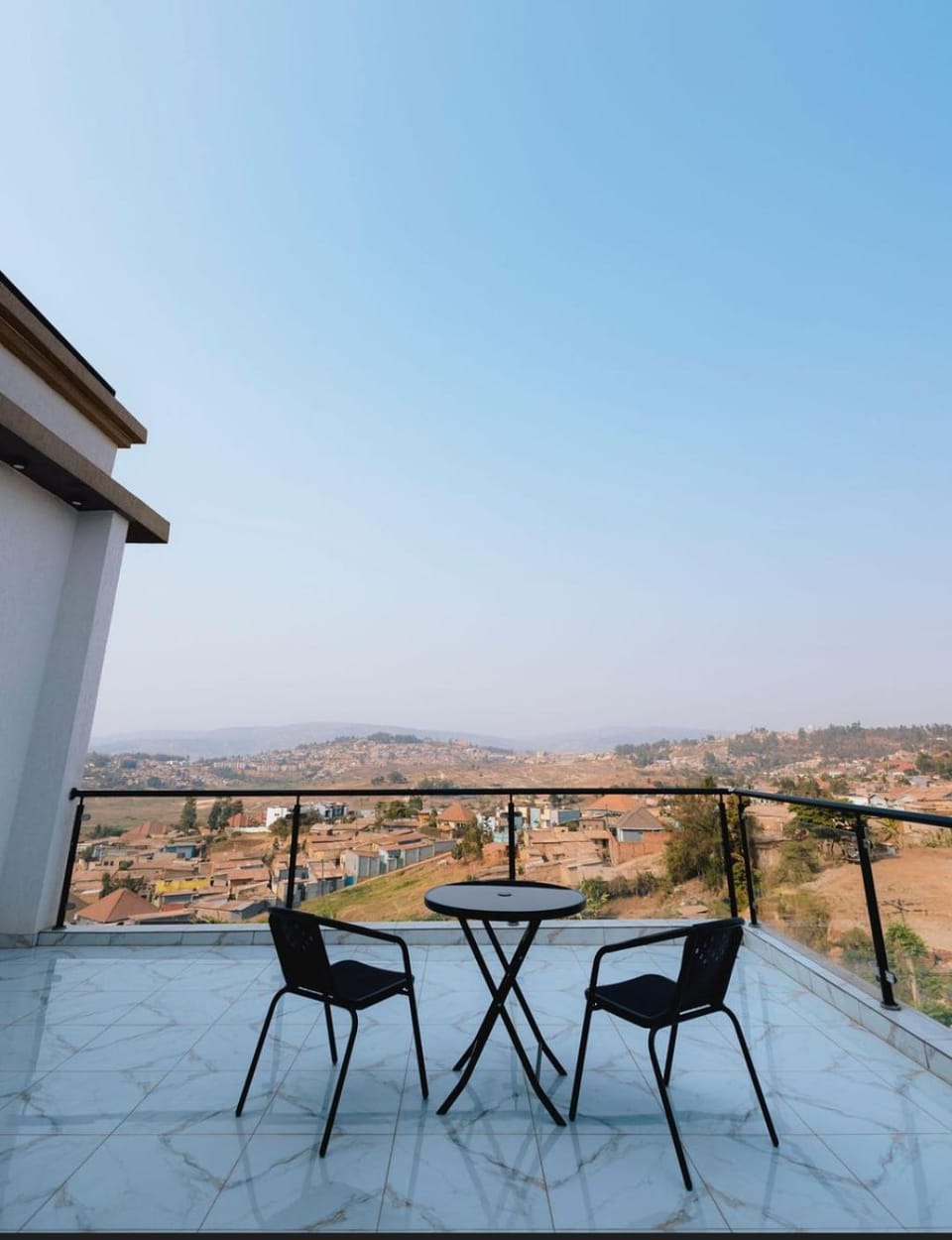 Patio, Day, Natural landscape, View (from property/room), Balcony/Terrace, Living room, Seating area, Dining area