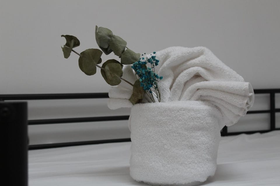 Decorative detail, towels