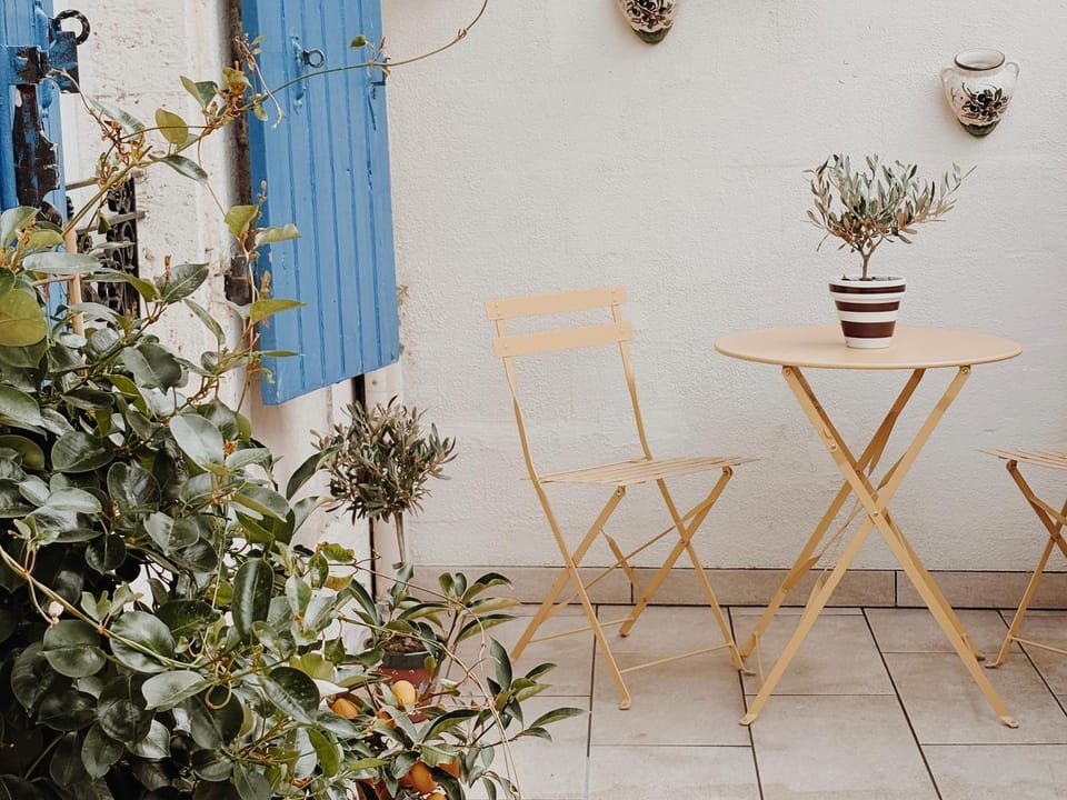Patio, Day, Garden, Dining area