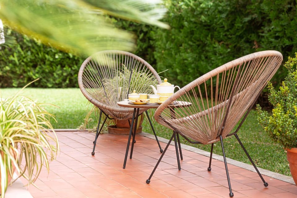 Patio, Seating area, Garden view